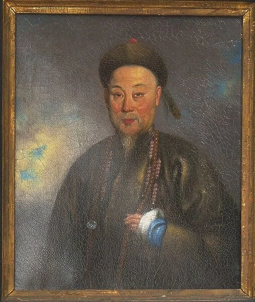 Portrait of Lin Zexu (1785-1850). Creator: Lam Qua (1801-1860)