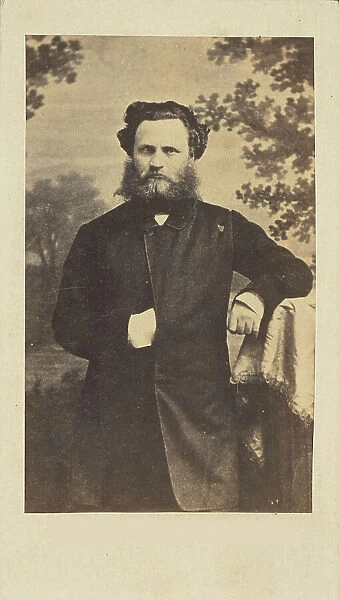 Portrait of Ludwik Mieroslawski (1814-1878), ca 1863. Creator: Anonymous