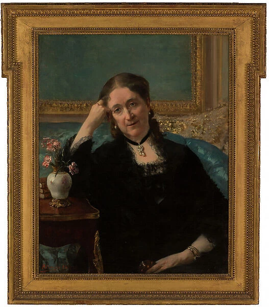 Portrait de Madame Blerzy, 1884. Creator: Henri Gervex