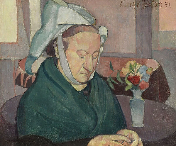 Portrait De Madame Lemasson, 1891. Creator: Emile Bernard