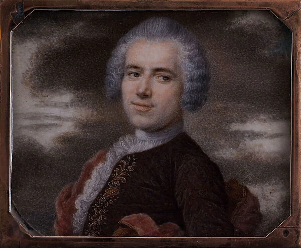 Portrait of a man, 1780. Creator: Christoph Franz Hillner
