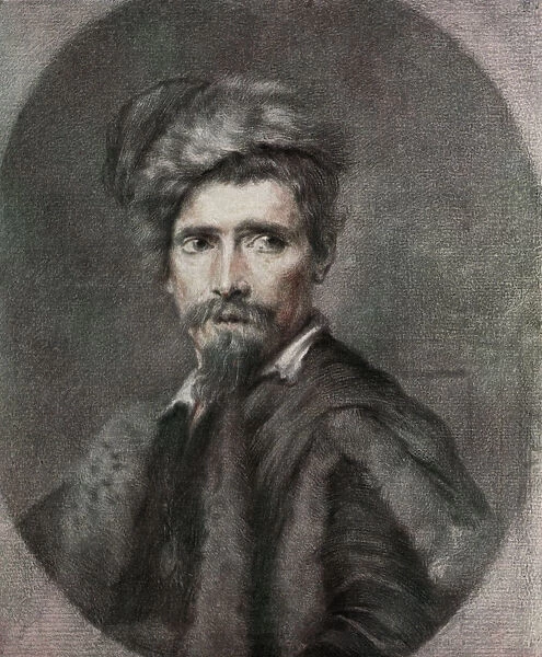 Portrait of a Man, 17th century, (1912). Artist: C Hutin
