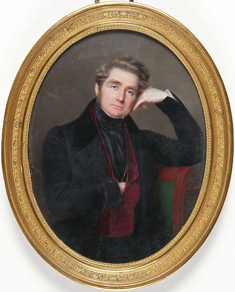 Portrait of a man, 19th century. Creator: Pauline Augustin