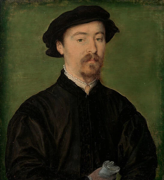 Portrait of a Man with Gloves, 1540-45. Creator: Corneille de Lyon