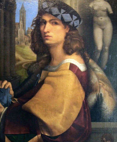 Portrait of a Man, (Self-portrait), 1512. Artist: Domenico Capriolo