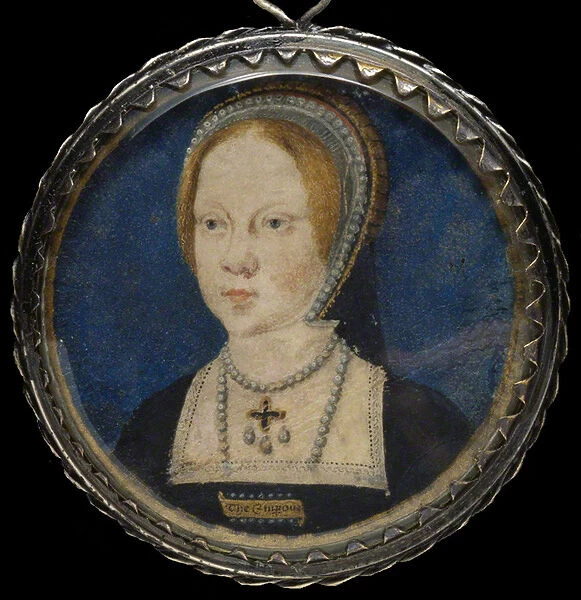 Portrait of Mary I of England, ca 1521-1525. Artist: Horenbout (Hornebolte), Lucas (1490  /  95-1544)