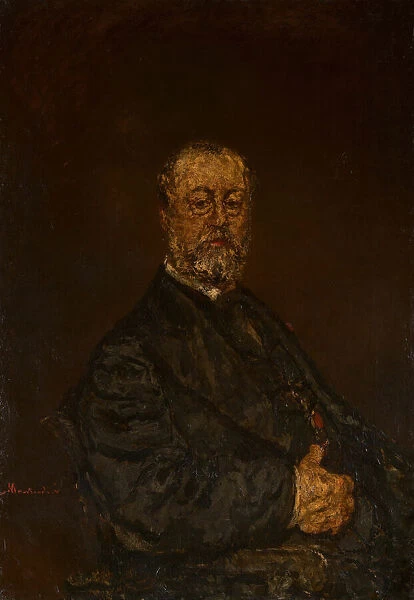 Portrait of Monsieur Rouland, c. 1875. Creator: Adolphe Monticelli
