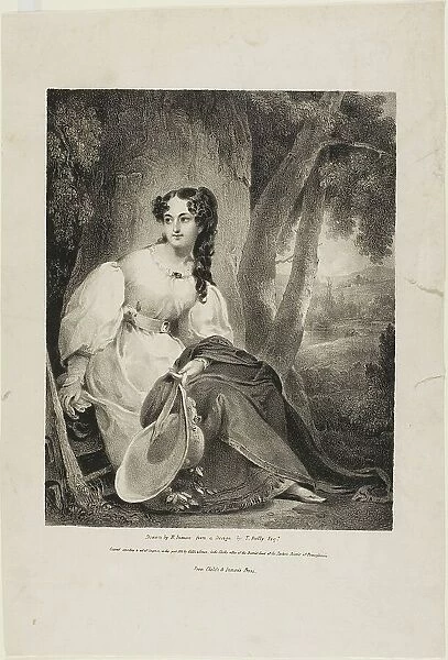 Portrait of Mrs. Henry Inman, 1831. Creator: Henry Inman