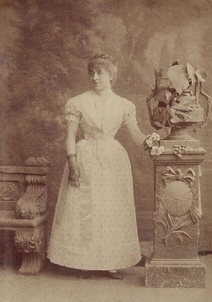 Portrait of the opera singer Nina Alexandrovna Friede (1859-1942) as Olga in opera
