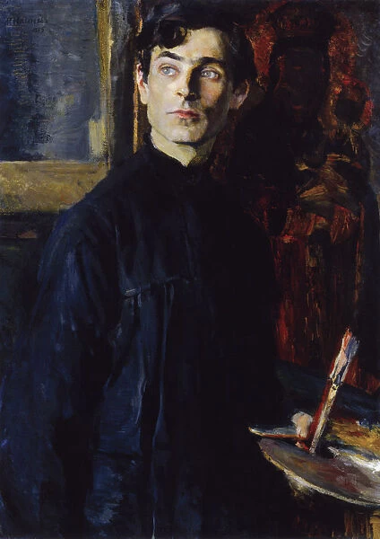 Portrait of the painter Pavel Dmitriyevich Korin (1892-1967), 1925