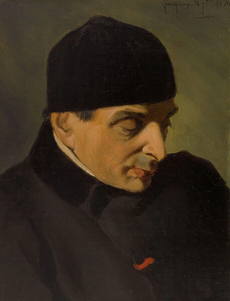 Portrait of Pierre Foucher, 1836. Creator: Auguste de Chatillon