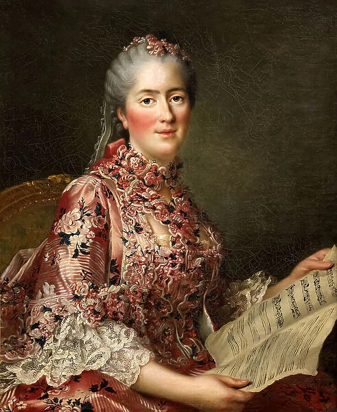 Portrait of Princess Sophie of France (1734-1782), ca 1765. Creator: Drouais, François-Hubert (1727-1775)