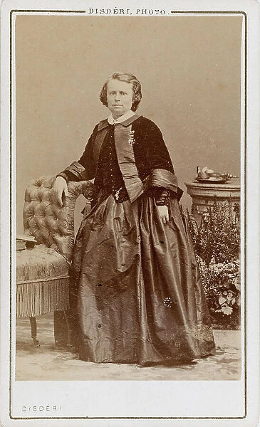 Portrait of Rosa Bonheur (1822-1899), c.1880. Creator: Disdéri, André Adolphe-Eugène (1819-1889)