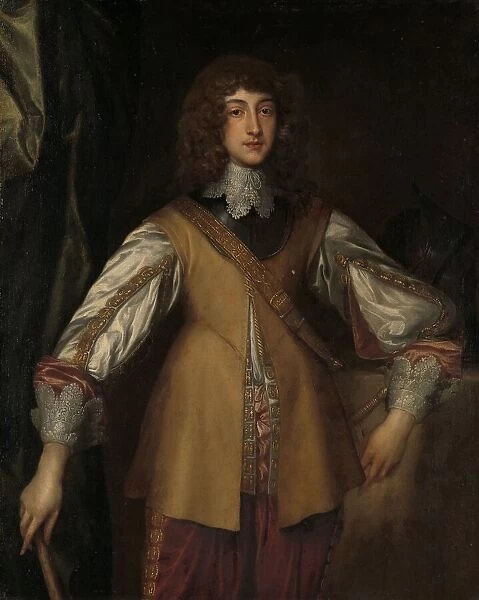Portrait of Rupert (1619-1682), Prince-Palatine of the Rhine, in Combat Dress, after c.1645. Creator: Anthony van Dyck (copy after)