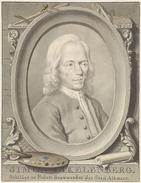 Portrait of Simon Eikelenberg, 1712-1795. Creator: Tako Hajo Jelgersma