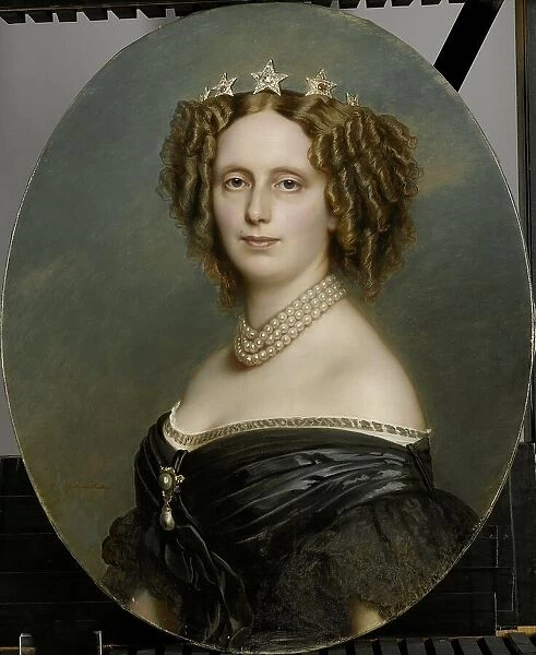 Portrait of Sophia Frederika Mathilda (1818-77), Princess of Württemberg, 1863-1873. Creator: Franz Xaver Winterhalter