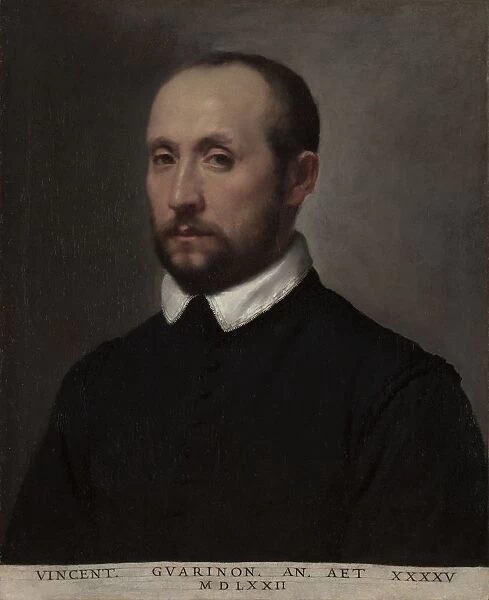 Portrait of Vincenzo Guarignoni, c. 1572. Creator: Giovanni Battista Moroni (Italian, 1525-1578)