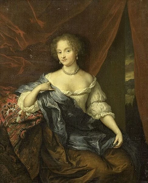 Portrait of a woman, possibly a member of the van Citters family, 1674. Creator: Gaspar Netscher