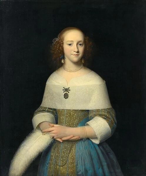 Portrait of a Young Lady, 1656. Creator: Isaack Luttichuijs