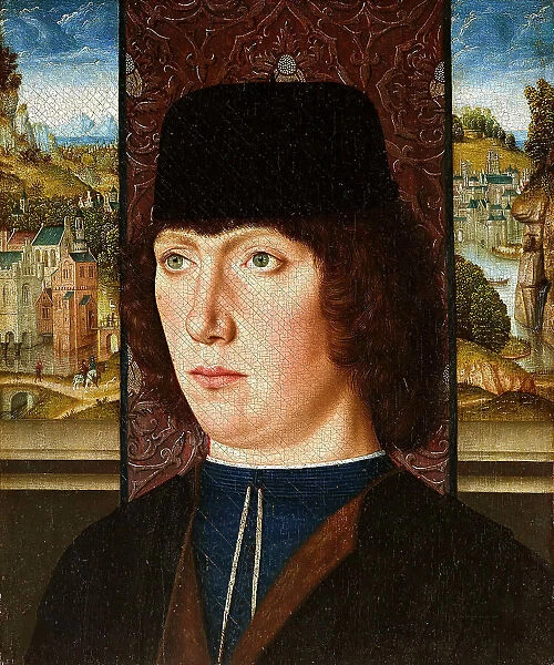 Portrait of young man, c. 1480-1485. Creator: Master of the legend of St. Ursula (active ca 1485)