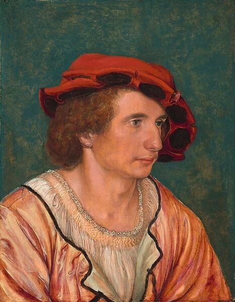 Portrait of a Young Man, c. 1520  /  1530. Creator: Hans Holbein the Younger