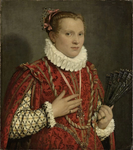 Portrait of a Young Woman, 1560-1578. Artist: Moroni, Giovan Battista (1520  /  25-1578)