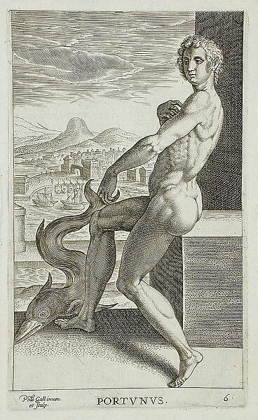 Portunus, 1586. Creator: Philip Galle