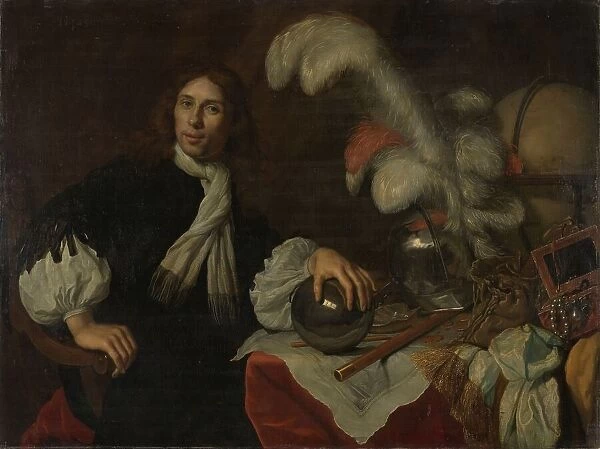 Posthumous Portrait of Aucke Stellingwerff, Admiral of Friesland, Killed 1665 at Lowestoft... 1670. Creator: Lodewyk van der Helst