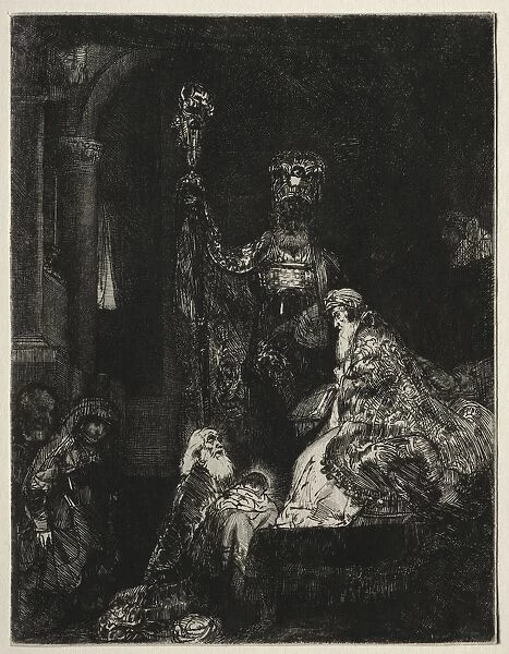 The Presentation in the Temple, c. 1654. Creator: Rembrandt van Rijn (Dutch, 1606-1669)