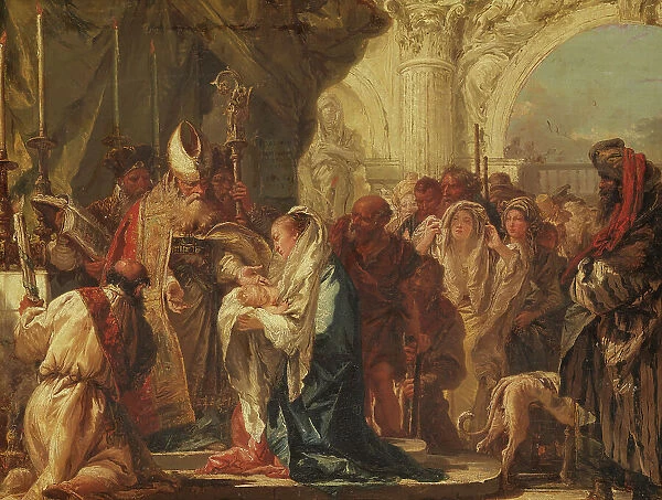 The Presentation in the Temple, late 18th century. Creator: Giovanni Domenico Tiepolo