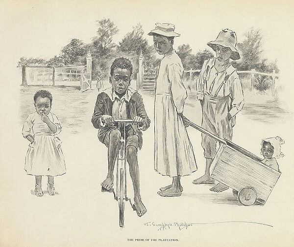 The pride of the plantation, 1899. Creator: Jay Campbell Phillips