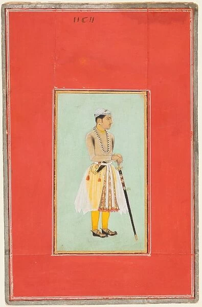Prince Suraj Singh Rathor of Bikaner, 1611-13. Creator: Unknown