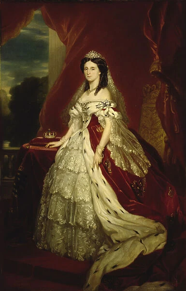 Princess Augusta of Saxe-Weimar-Eisenach (1811-1890), Queen of Prussia, ca 1859