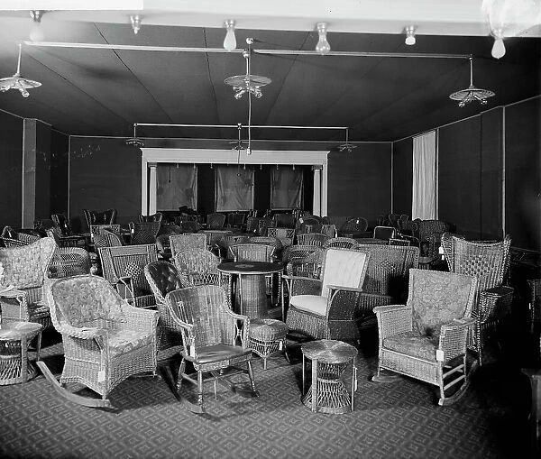 Pringle Furniture [Co. showroom with wicker chairs, Detroit, Mich.], between 1910 and 1920. Creator: William H. Jackson