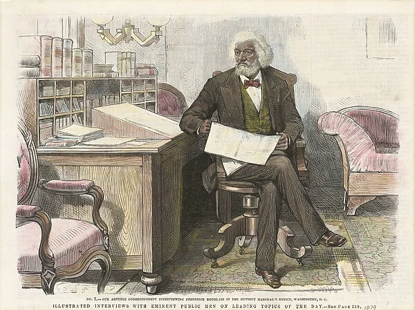 Print of Frederick Douglass, ca. 1879. Creator: Unknown