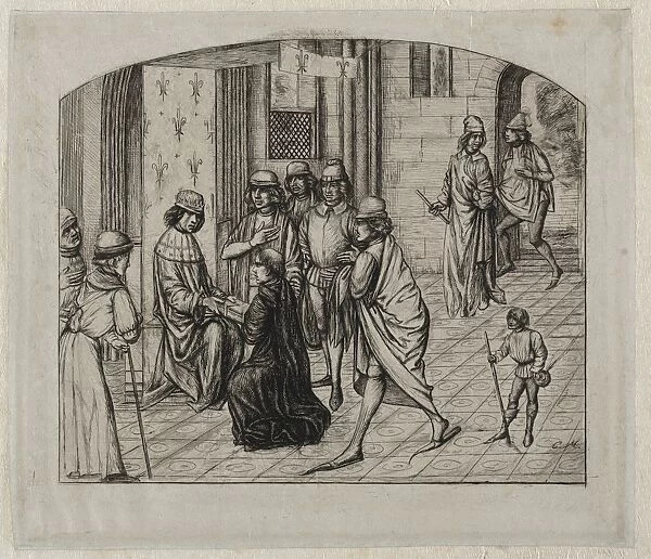 The Printed Work of the Latin Author, Valerius Maximus, Being Presented to King Louis XI, 1860