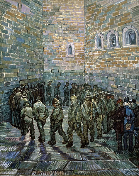 The Prison Courtyard, 1890. Artist: Vincent van Gogh