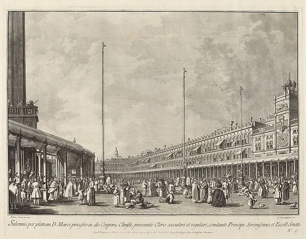 Procession on Corpus Christi Day in the Piazza San Marco, 1763  /  1766