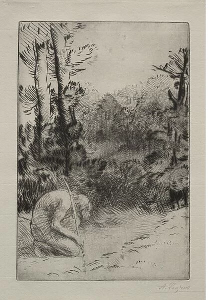 The Prodigal Son (2nd Plate). Creator: Alphonse Legros (French, 1837-1911)