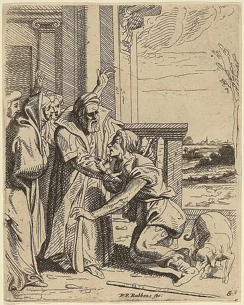 The Prodigal Son Received by His Father. Creator: Theodoor van Thulden