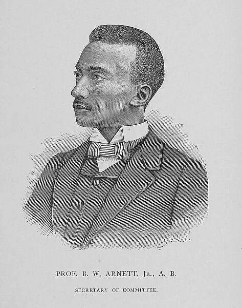 Prof. B. W. Arnett, Jr. A. B. 1888. Creator: Unknown