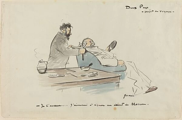 Project de Voyage, c. 1897. Creator: Jean Louis Forain