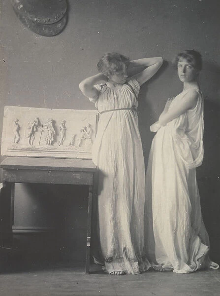 Two Pupils in Greek Dress, 1883. 1883. Creator: Thomas Eakins