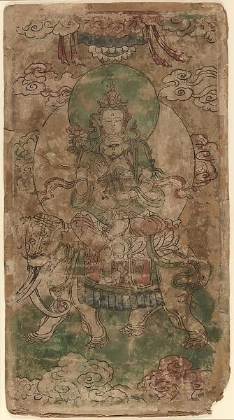Puxian, the Bodhisattva of Benevolence, Yuan dynasty (1279-1368), 14th century. Creator: Unknown