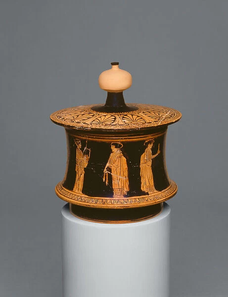 Pyxis (Container for Personal Objects), 430-420 BCE. Creator: Unknown