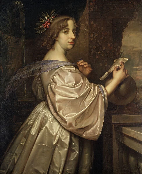 Queen Christina of Sweden (1626 - 1689), 1650. Creator: David Beck