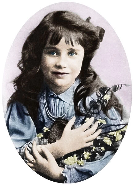 The Queen Mother at seven years old, 1907 (1937)