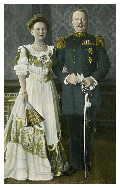 Queen Wilhelmina and Prince Henry of the Netherlands, c1900s-c1910s(?)