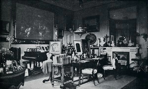 The Queens Private Sitting Room at Osborne, c1899, (1901). Artist: Hughes & Mullins