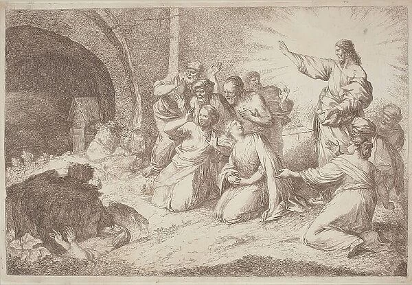 The Raising of Lazarus, 1758 / 1759. Creator: Gaetano Gherardo Zompini